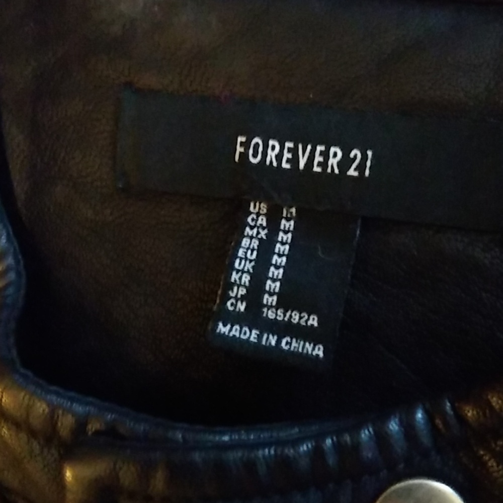 Forever 21 Black Polyester Jacket - image 2